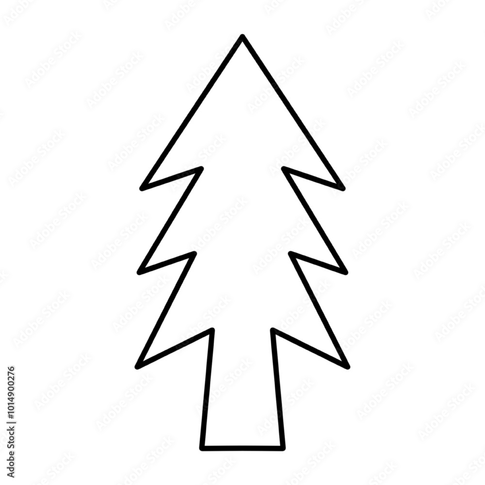 christmas tree icon vector illustration christmas tree icon vector illustration