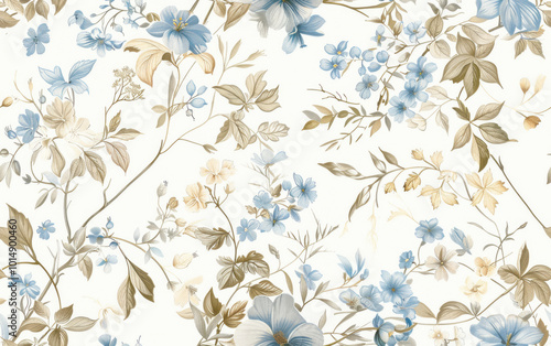 Vintage floral texture art background
