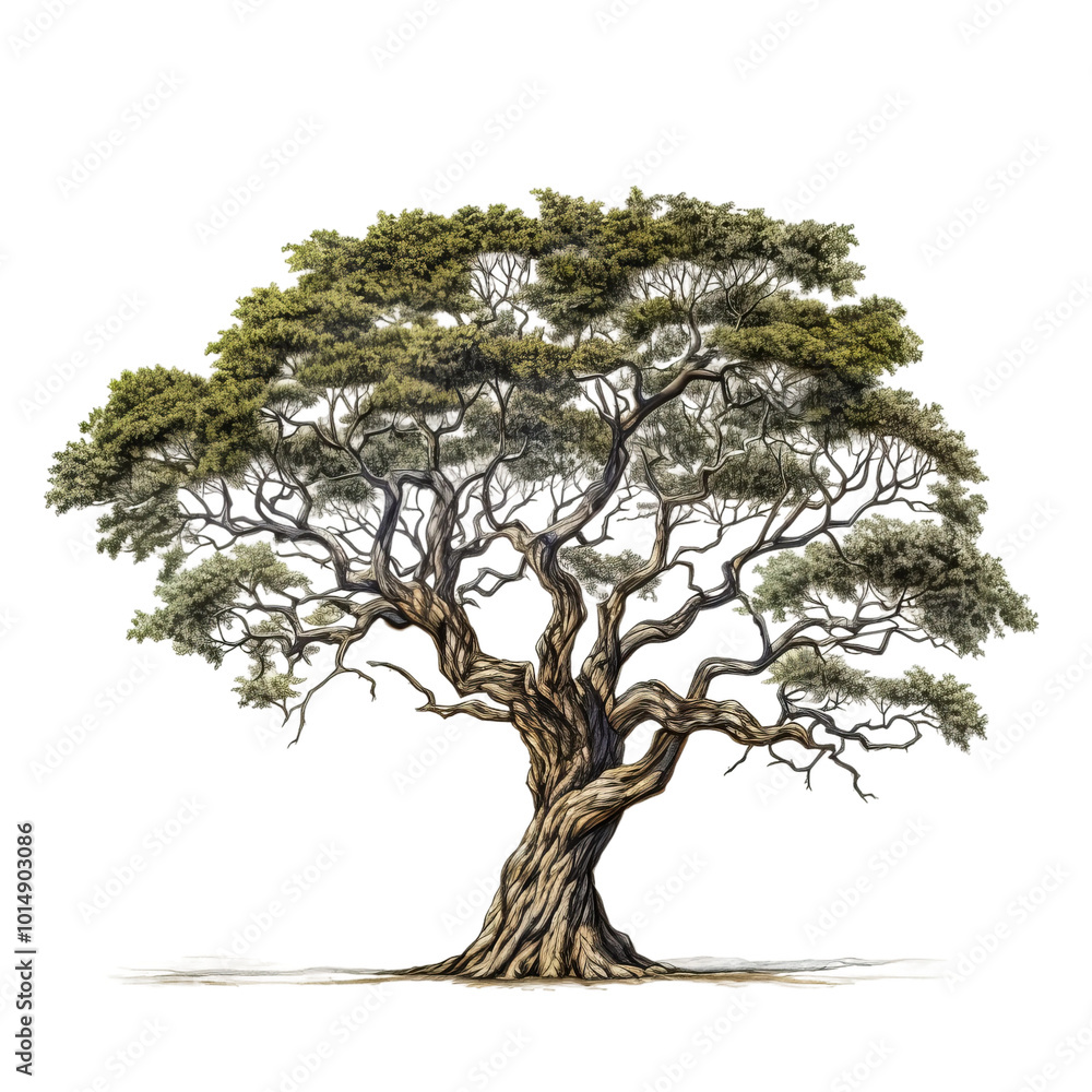 Fototapeta premium tree isolated on white background