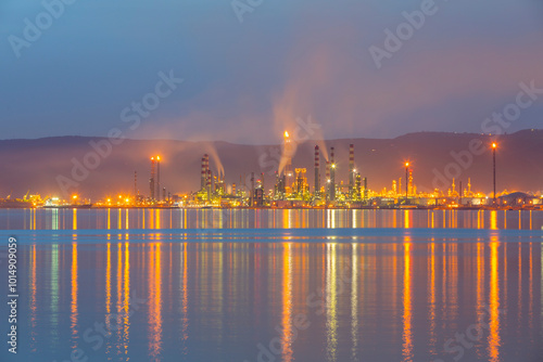 TÜPRAŞ İzmit Refinery is an oil refinery located in the Körfez district of Kocaeli, Turkey. photo