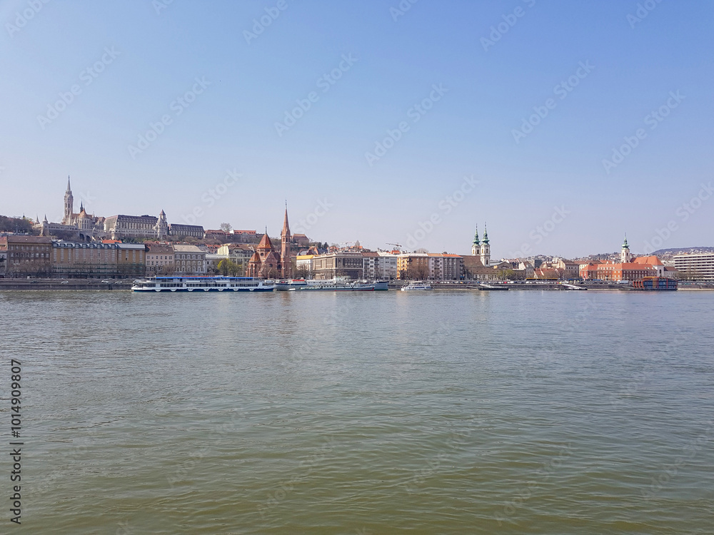 Naklejka premium city architecture budapest hungary