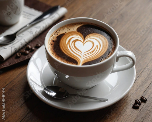 offee, cup, cappuccino, drink, cafe, espresso, beverage, latte, breakfast, white, hot, caffeine photo