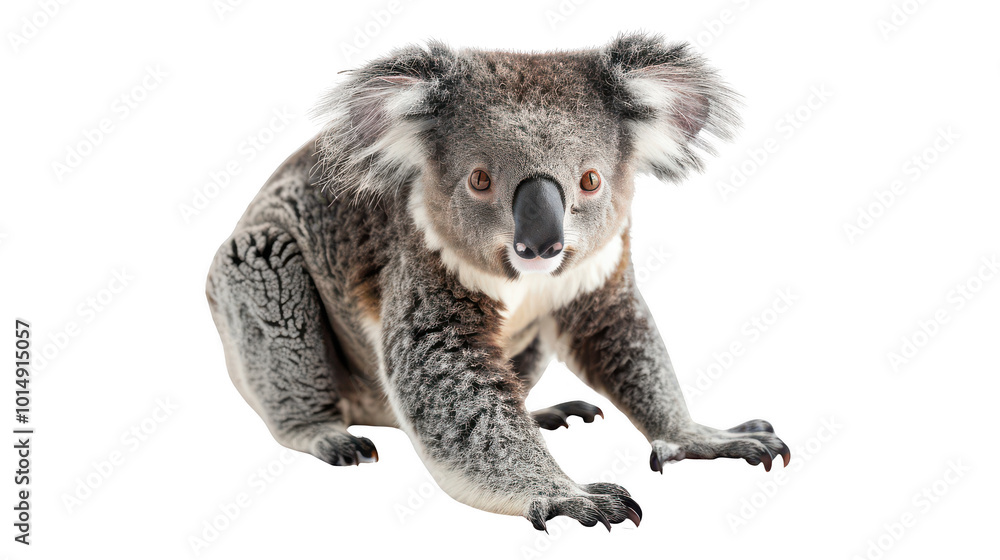 Obraz premium Adorable Koala Close-Up in Natural Habitat