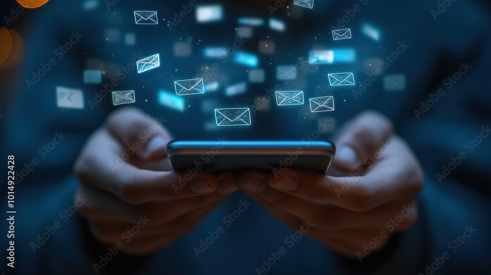 Mobile phone messages such as social media, emails, breaking news and pop-up messages bombard humans Mobile phone messages such as social media, emails, breaking news and pop-up messages bombard humans