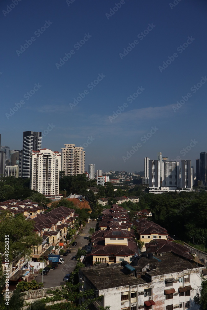 Obraz premium downtown city