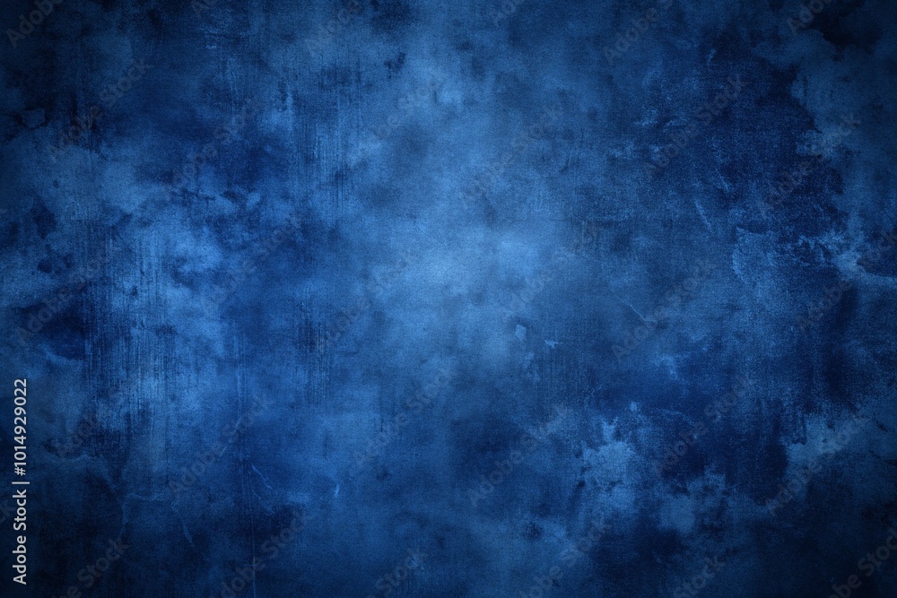 Naklejka premium Cement wall: blue dirty background stock photo