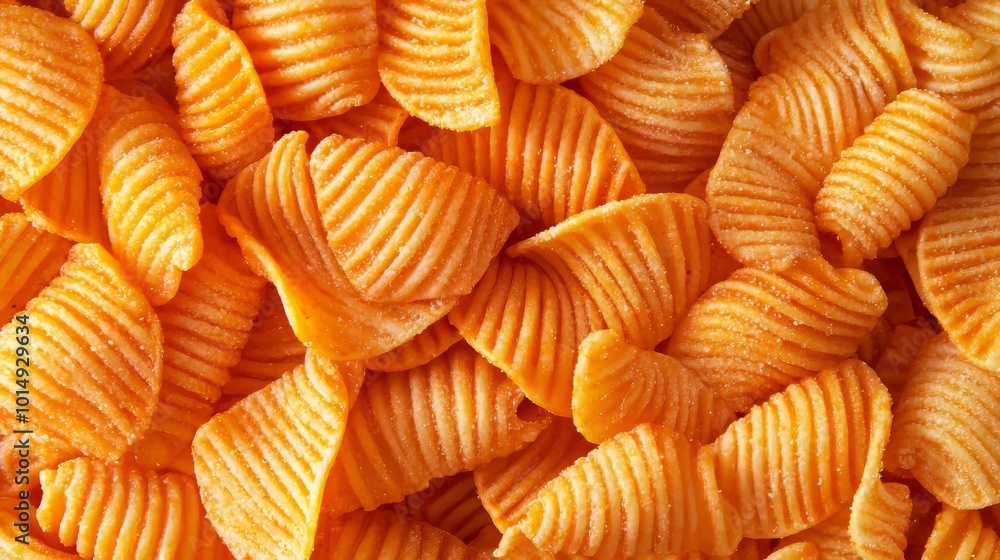 Fototapeta premium spicy macaroni chips