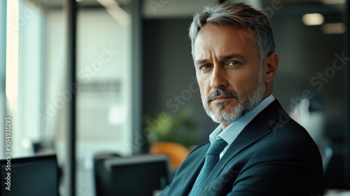 Businessman Looking At Camera