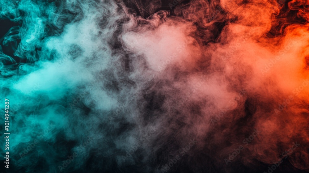 Vibrant and Captivating Smoke Explosion