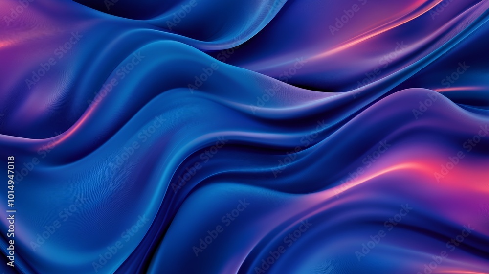 Mesmerizing Blue and Purple Abstract Waves Mesmerizing Blue and Purple Abstract Waves