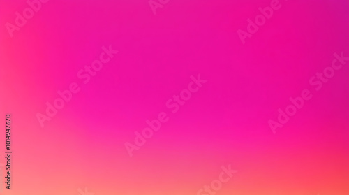 Illustration beautiful magenta, pink and orange grainy noise texture gradient summer vibrant color qualityful abstract background. photo