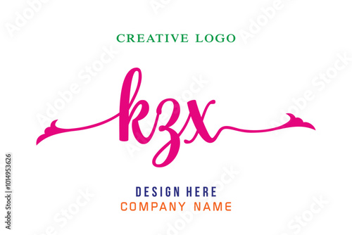 KZX  lettering logo is simple, easy to understand and authoritative