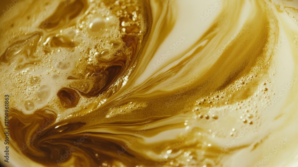 Captivating Caramel Swirls: A Delectable Display of Textures and Hues Captivating Caramel Swirls: A Delectable Display of Textures and Hues