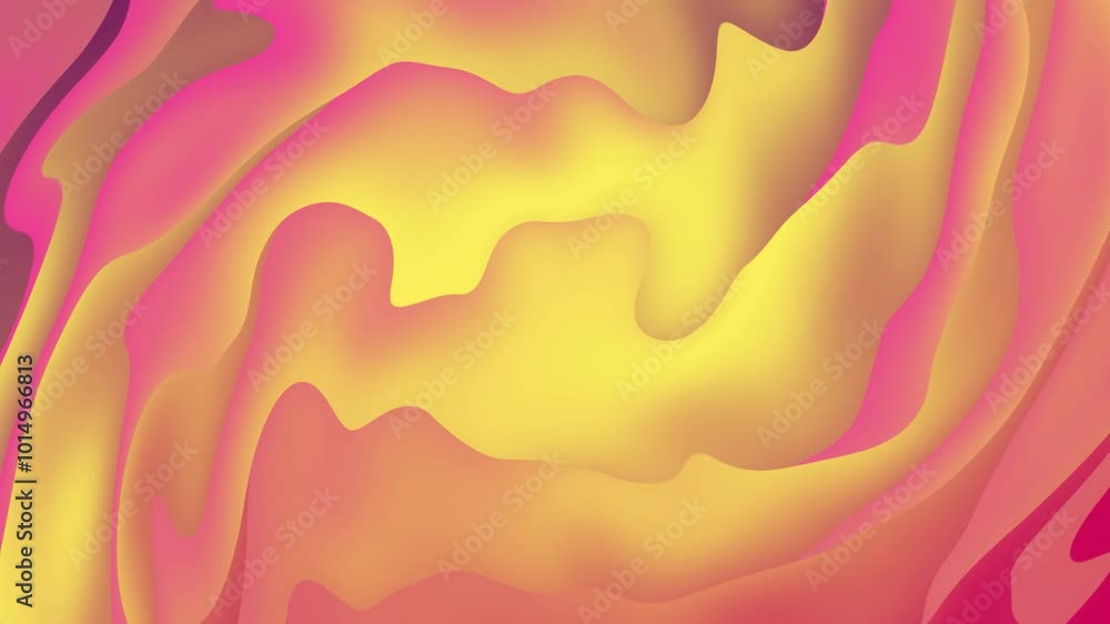 Abstract gradient liquid wave looping seamless 4k animation background ...