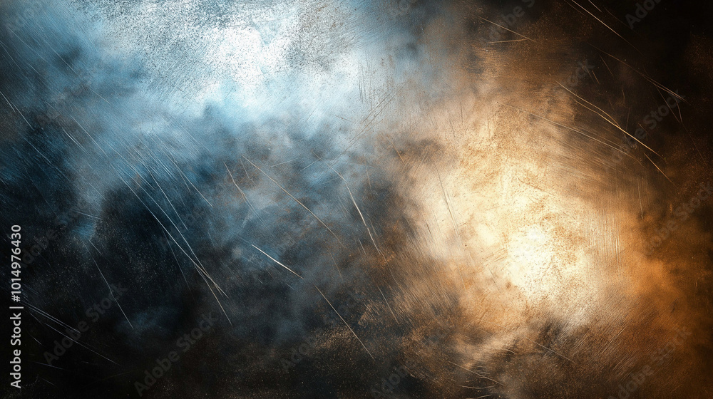 Abstract Brush Strokes and Metal Reflections in Vivid Colors Abstract Brush Strokes and Metal Reflections in Vivid Colors