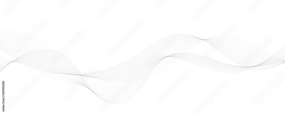 White background with waves. EPS10	