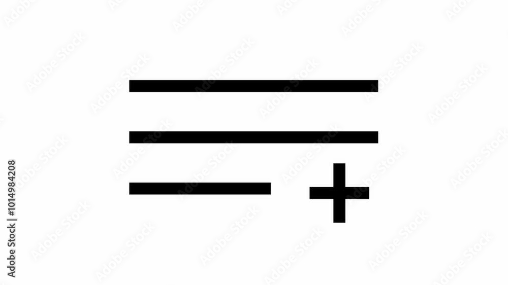 Modern list animated icon - UI list icon animation Modern list animated icon - UI list icon animation