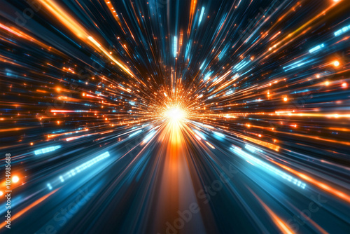 speed of light motion blur