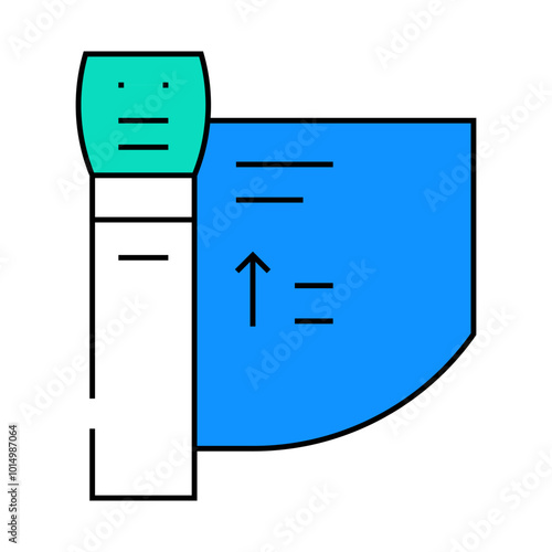 turnstile equipment line icon vector. turnstile equipment sign. isolated symbol illustration