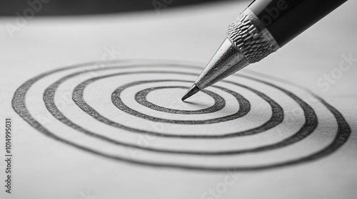 Business, success, leadership, achievement and people concept, Business achievement goal and objective target concept. Set goal and target for success in business, strategy action plan.