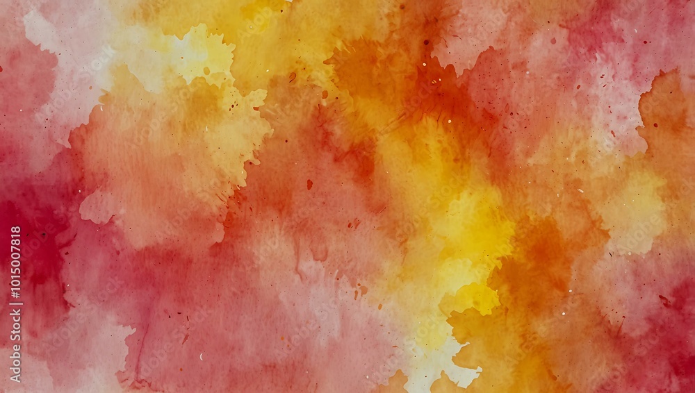 Obraz premium Pink and yellow watercolor texture