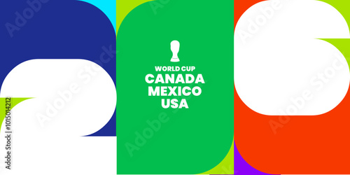 World cup 2026 background Illustration