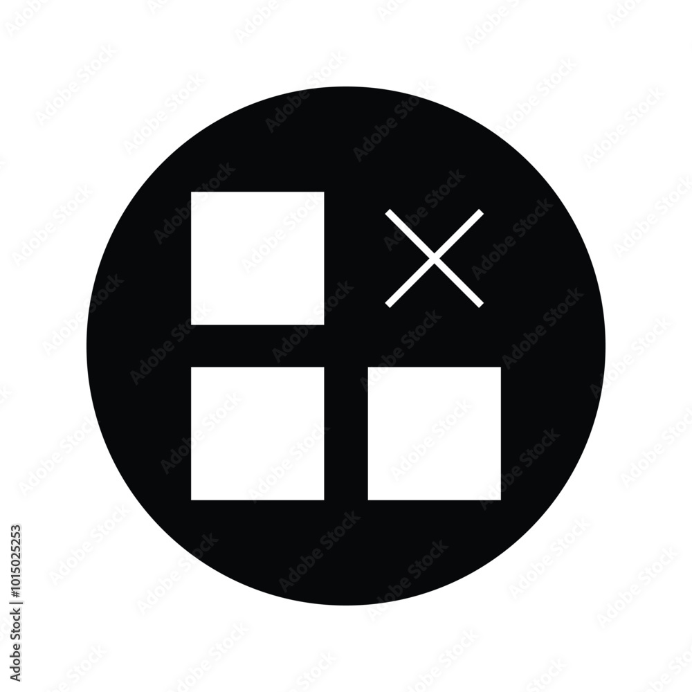 Obraz premium Apps Remove filled flat solid icon.