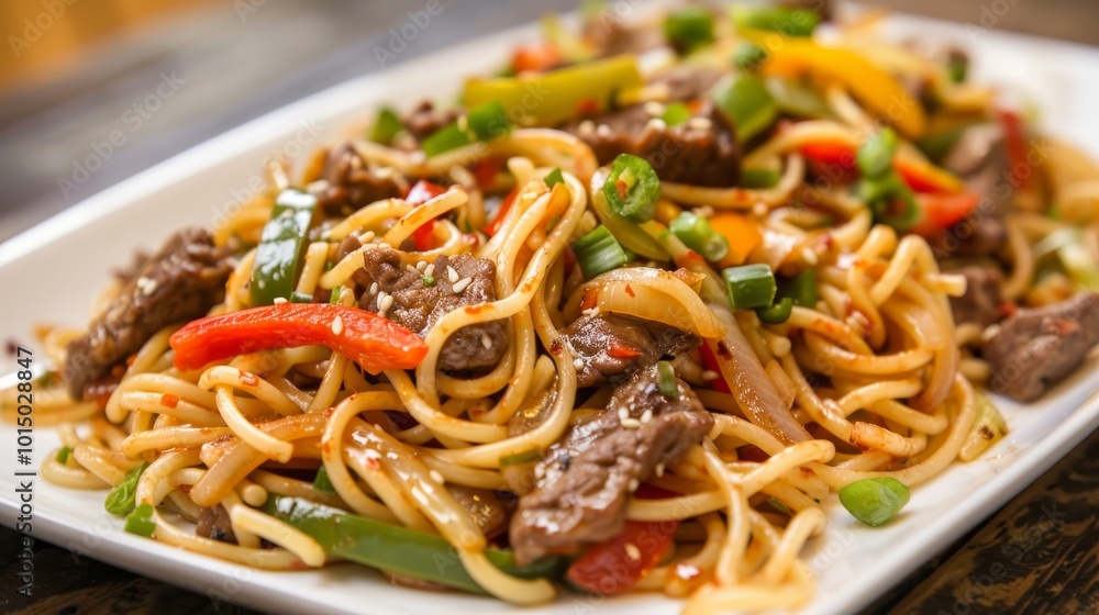 Indulge in a delicious philly cheesesteak pasta dish with creamy sauce and flavorful toppings Indulge in a delicious philly cheesesteak pasta dish with creamy sauce and flavorful toppings