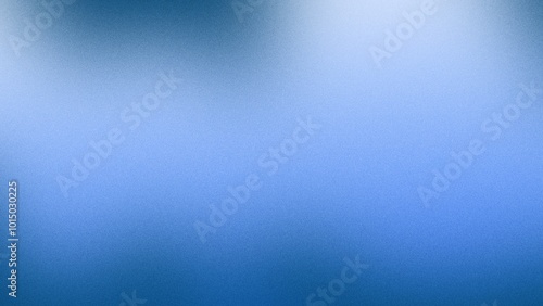 Distorted blue and white colors on a blue gradient background, with a grainy texture effect, ideal for a web banner or poster design. photo