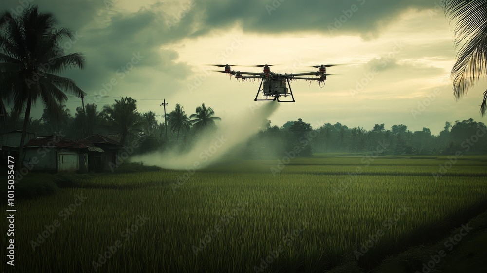 a high tech drone releasing poisons a high tech drone releasing poisons