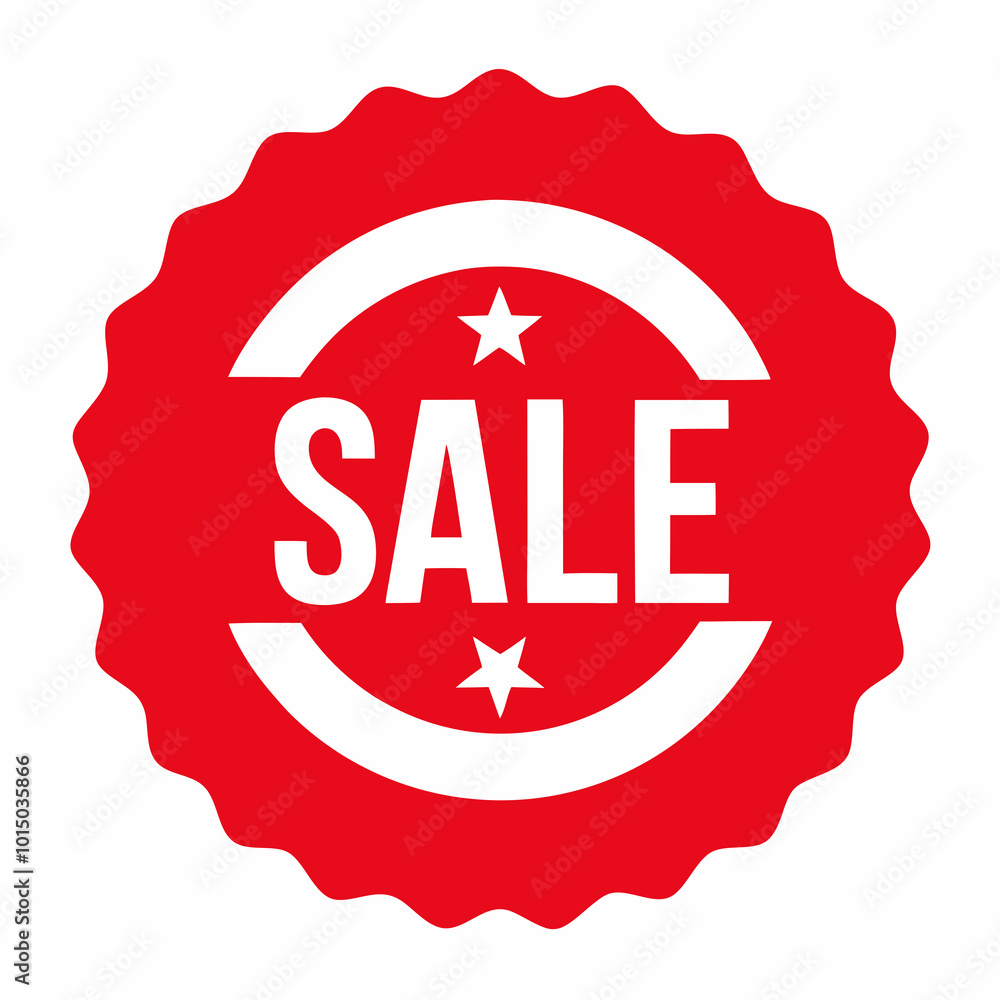 Red Sale Badge Design for Marketing Promotions
Red Sale Badge Design for Marketing Promotions