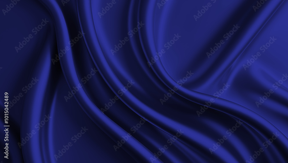 Obraz premium blue silk background