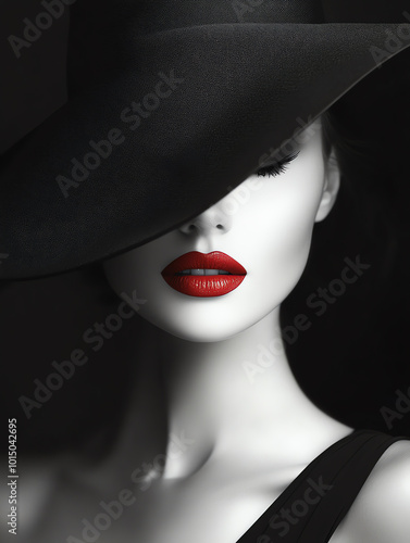 Wallpaper Mural glamour woman portrait, AI generated Torontodigital.ca