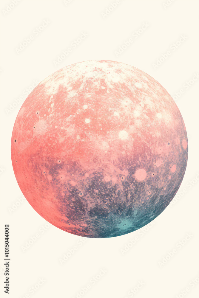 Minimalist Moon print. Wall art. Modern art. Created with Generative AI technology Minimalist Moon print. Wall art. Modern art. Created with Generative AI technology