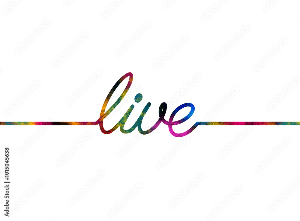 Live continuous line drawing typography lettering artistic creative conceptual fantasy contemporary graphic digital artwork