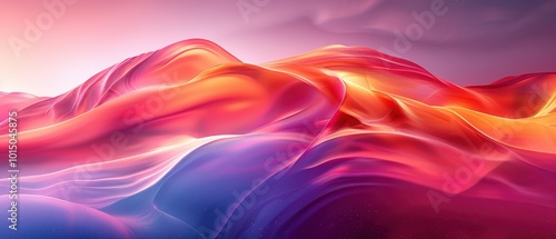 Abstract flowing pink lines with soft light, a perfect backdrop for any design