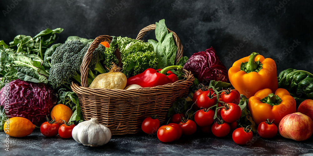 Healthy Harvest Organic Vegetables with Convenient Delivery. Generative AI Healthy Harvest Organic Vegetables with Convenient Delivery. Generative AI
