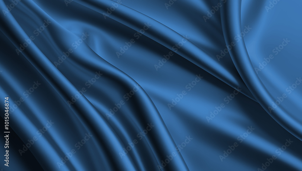 Fototapeta premium blue texture background 4k, cloth luxury