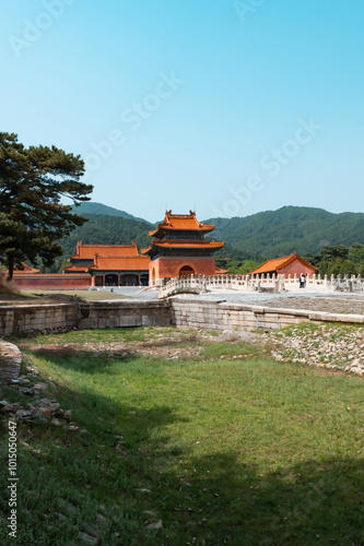 One of the imperial tombs of the Qing Dynasty in China - Jingling