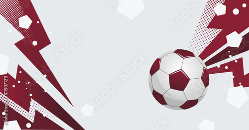 Soccer football background. Soccer background design. Soccer ball vector illustration. Football design