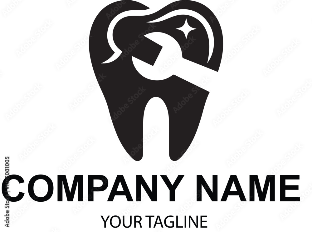 vector dental logo design vector dental logo design