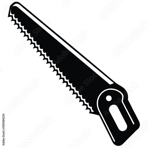 Hand Saw Vector illustration.