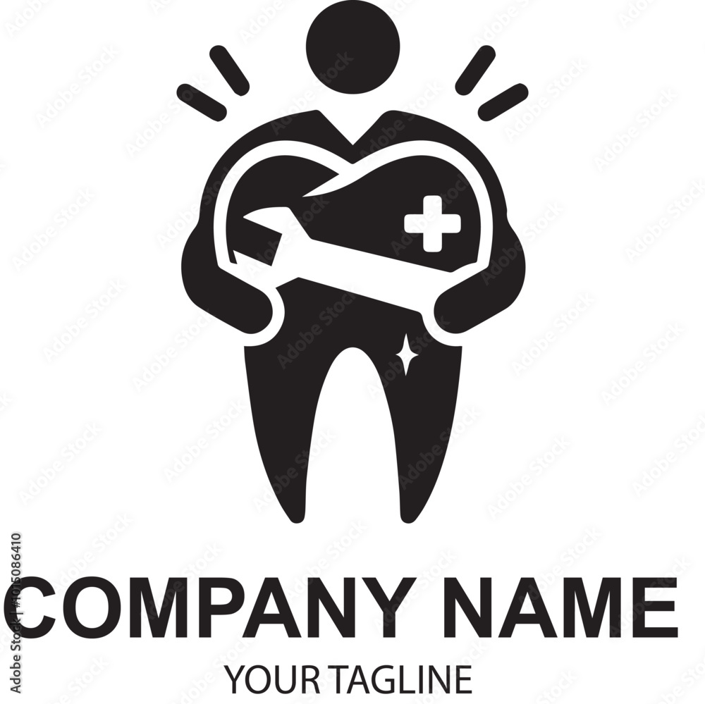 vector dental logo design vector dental logo design
