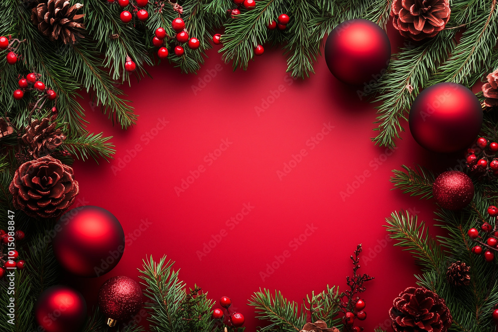Christmas wallpaper, background with empty space in centre Christmas wallpaper, background with empty space in centre
