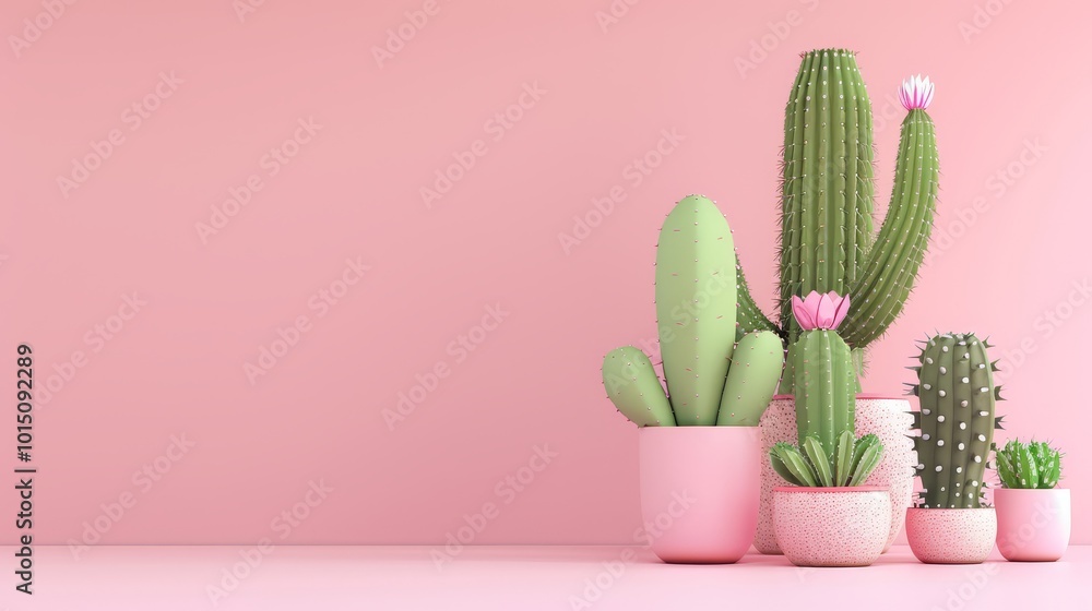 Digital 3d cactus border plant abstract graphic poster web page PPT background. Nature and botany concept for design, invitations, and print. wallpaper with copy space Digital 3d cactus border plant abstract graphic poster web page PPT background. Nature and botany concept for design, invitations, and print. wallpaper with copy space