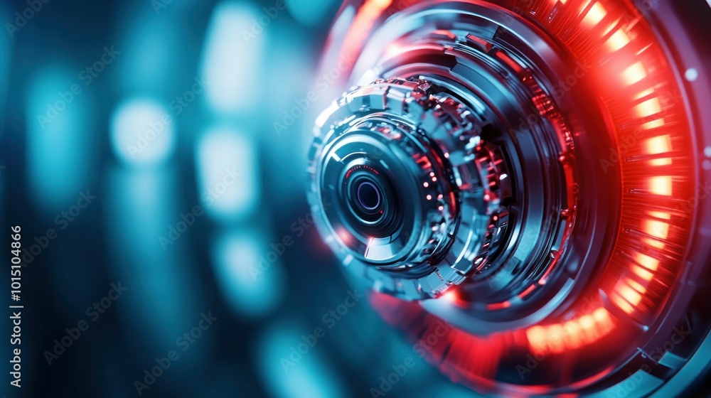 Futuristic Circular Technology Background Futuristic Circular Technology Background