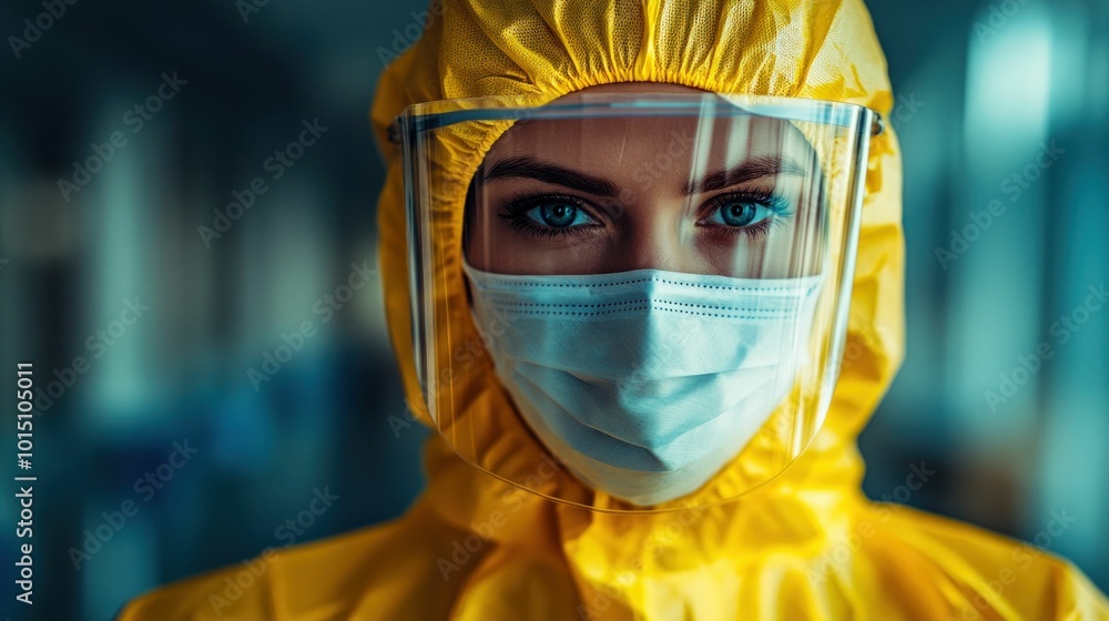 Medical Professional in Protective Gear Medical Professional in Protective Gear