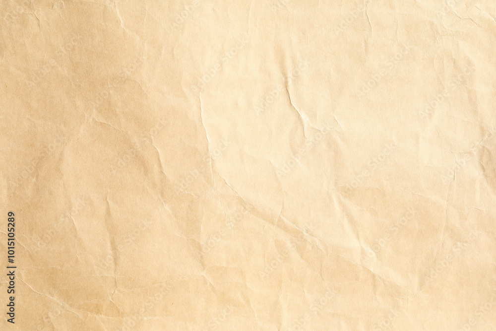 Crumpled yellow background paper texture with stains and dots Crumpled yellow background paper texture with stains and dots