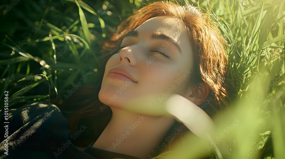 Relaxing Moment in Nature with Serenity and Peace Relaxing Moment in Nature with Serenity and Peace