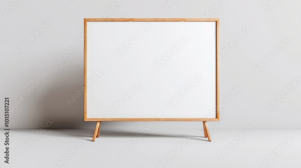 Wooden Framed Blank Canvas on Tripod Stand Wooden Framed Blank Canvas on Tripod Stand